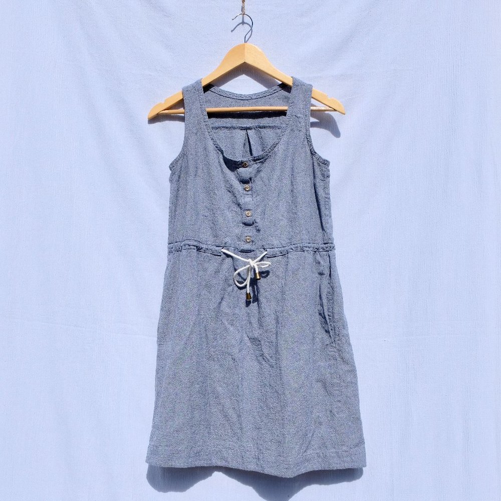 Handmade Chambray Blue Dress